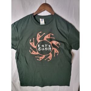 Kate Bush    band   t shirt size  large forest green